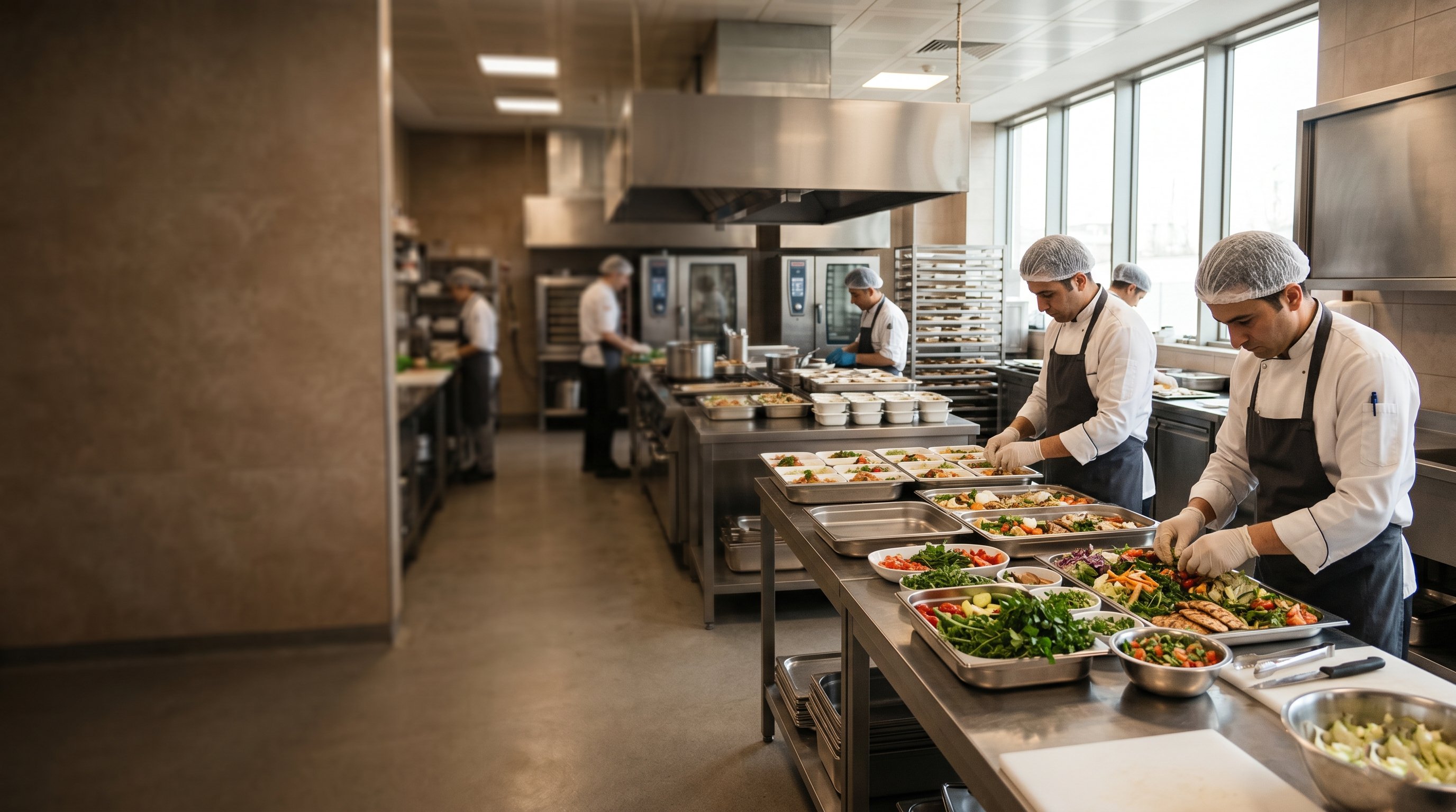 Profesyonal kurumsal mutfak ve catering üretimi